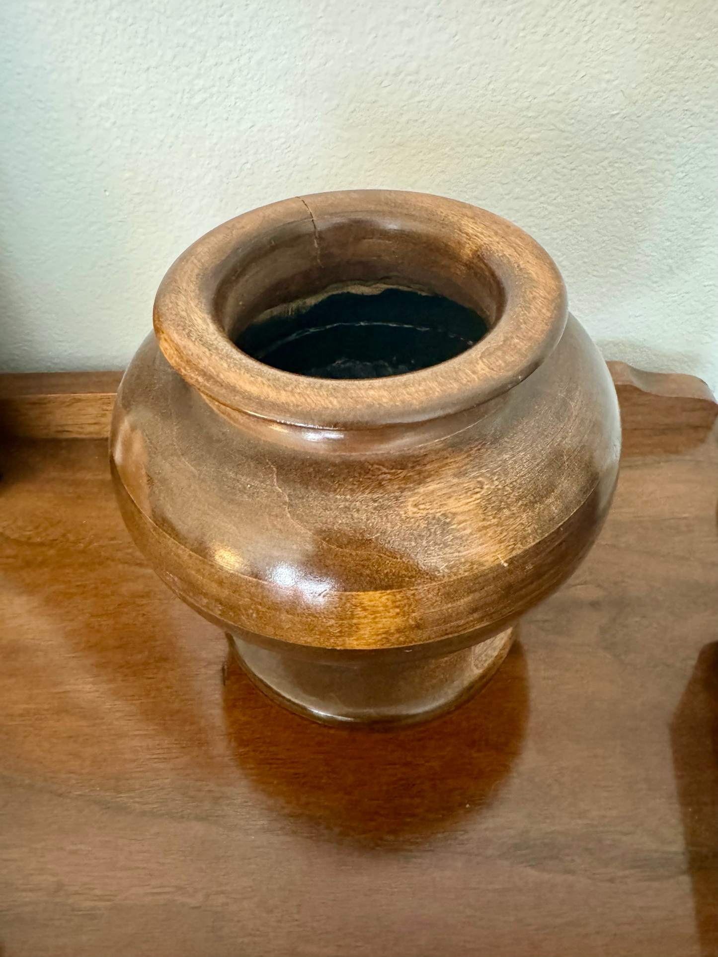 Wood Vase